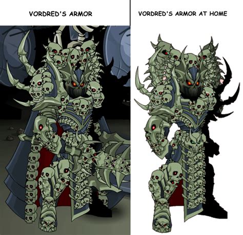 vordred armor aqw|more skulls aqw.